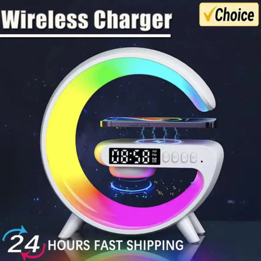 RGB wirless charging desk lamp