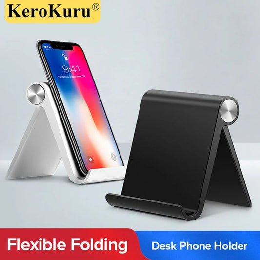 Compact Phone/Tablet Stand for iPhone & More: Portable Desk Holder