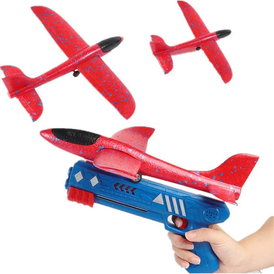 "Kids' One-Click Ejection Foam Airplane Toy"